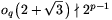 o_q\big(2+\sqrt{3}\,\big)\nmid2^{p-1}