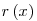 r \left( x \right)