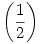 \left(\frac{1}{2}\right)