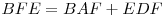 BFE\sph=BAF\sph+EDF\sph
