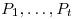 P_1,\ldots, P_t