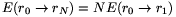 E(r_0\to r_N)=NE(r_0\to r_1)