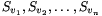 S_{v_1},S_{v_2},\dots,S_{v_n}