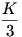 \frac K3