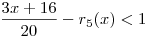 \frac{3x+16}{20}-r_5(x)<1
