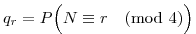 q_r = P\Big(N\equiv r\pmod4 \Big)