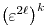 \big(\varepsilon^{2\ell}\big)^k