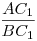 \frac{AC_1}{BC_1}
