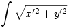 \int{\sqrt{x'^2+y'^2}}