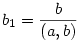 b_1=\frac{b}{(a,b)}