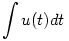 \int u(t)dt