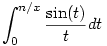  \int_0^{n/x} \frac{\sin(t)}t dt 